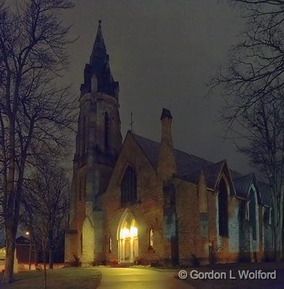 St James At Night_01040-5.jpg - St James the Apostle Anglican Church photographed at Perth, Ontario, Canada.